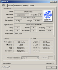 CPU-Z Screenshot